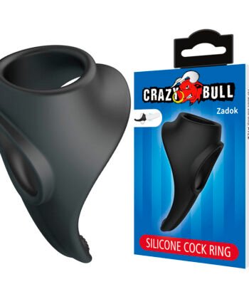 CRAZY BULL - ZADOK ANEL ERGONÔMICO COM ESTIMULADOR PERINEAL