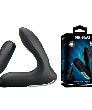 MR PLAY - MASSAGEADOR DE PRÓSTATA COM CONTROLE REMOTO DE VIBRAÇÃO