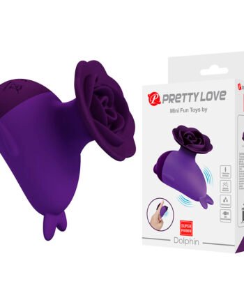 PRETTY LOVE - DOLPHIN MINI VIBRADOR COM CLIP
