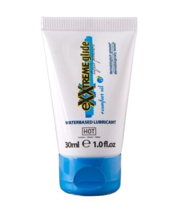 HOT - EXXTREME GLIDE LUBRIFICANTE À BASE DE ÁGUA + ÓLEO CONFORTANTE A+ 30 ML