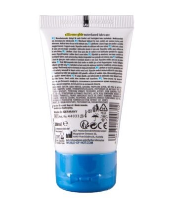 Visão alternativa de HOT - EXXTREME GLIDE LUBRIFICANTE À BASE DE ÁGUA + ÓLEO CONFORTANTE A+ 30 ML