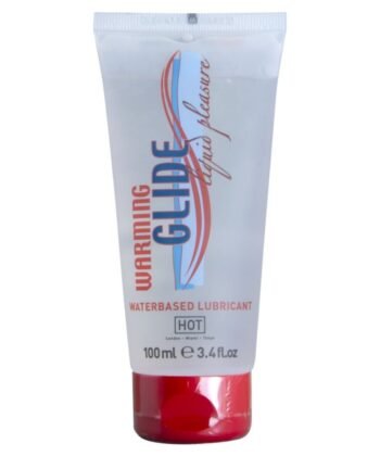 HOT - LUBRIFICANTE À BASE DE ÁGUA COM AQUECIMENTO E DESLIZAMENTO 100 ML