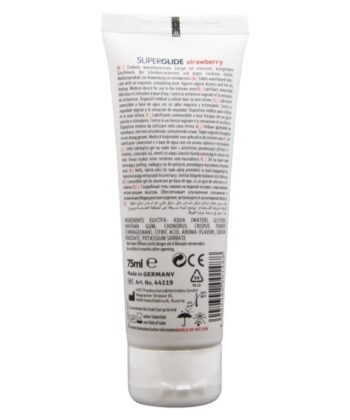 Visão alternativa de HOT - SUPERGLIDE LUBRIFICANTE COMESTÍVEL À BASE DE ÁGUA MORANGO 75 ML