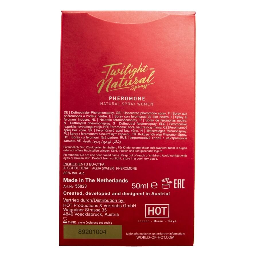HOT - TWILIGHT PHEROMONE NATURAL MULHERES 50 ML - Image 2