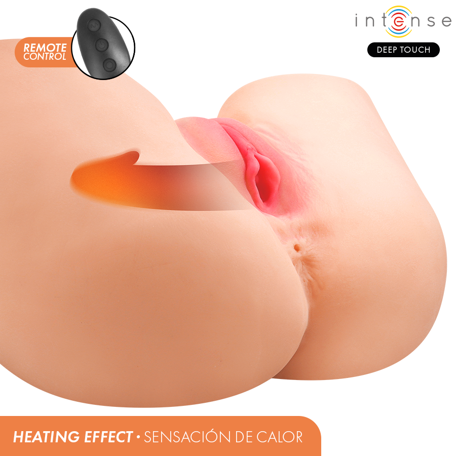 INTENSE DEEP TOUCH - MASTURBADOR VAGINAL JULIA COM SUCÇÃO, CALOR, VIBRAÇÃO E EFEITOS DE VOZ COM CONTROLE REMOTO 9 KG - Image 2