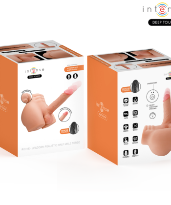Visão alternativa de INTENSE DEEP TOUCH - TORSO RICHIE COM ÂNUS E DILDO REALISTA COM FUNÇÃO DE EMPURRAR E VIBRAR, CONTROLE REMOTO, 4,7 KG