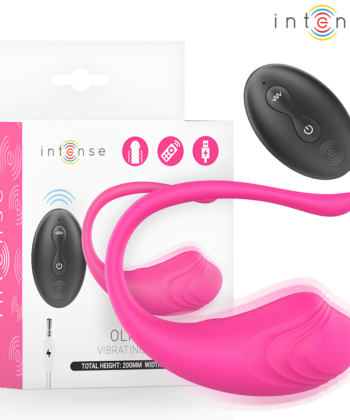 INTENSE - OVO VIBRATÓRIO ROSA OLIVIA COM CONTROLE REMOTO