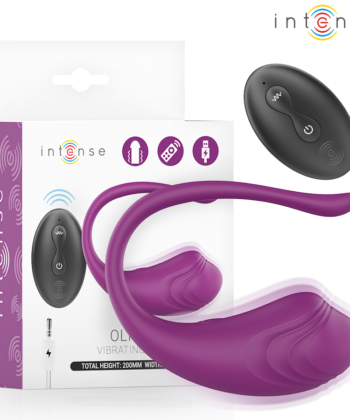 INTENSE - OVO VIBRATÓRIO ROXO OLIVIA COM CONTROLE REMOTO