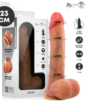 MR INTENSE - GARY L PÊNIS ULTRA-REALISTA COM TESTÍCULOS 23 CM - Ø- 4,7 CM