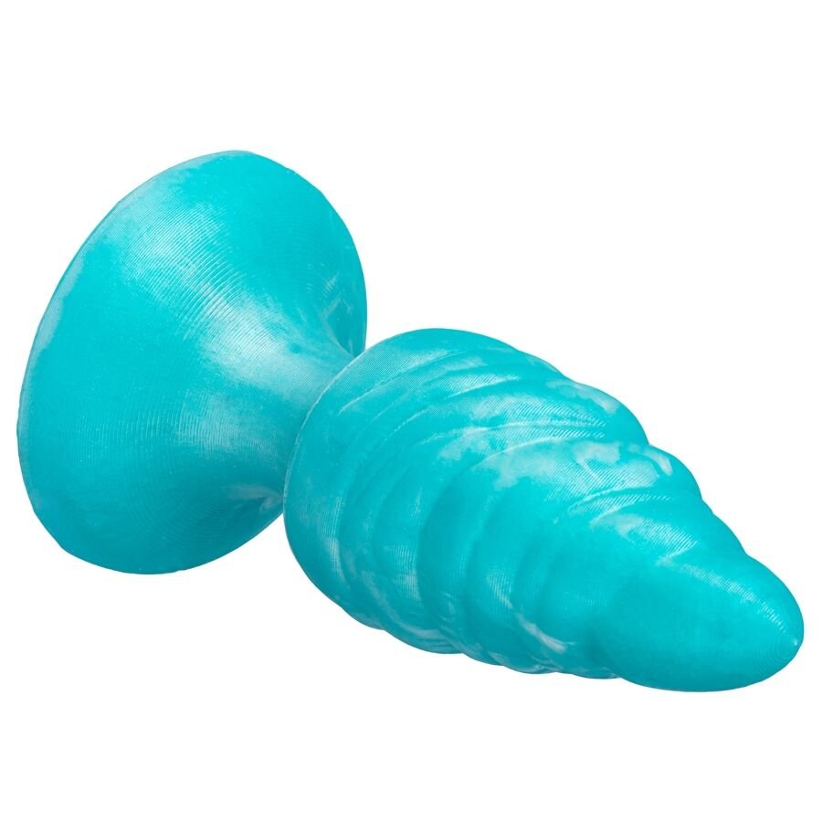 SILEXD - MELTY PLUG ANAL DE DERRETIMENTO FANTASY DE SILICONE LÍQUIDO TERMOREATIVO AZUL CELESTIAL 9,2 CM - Image 3