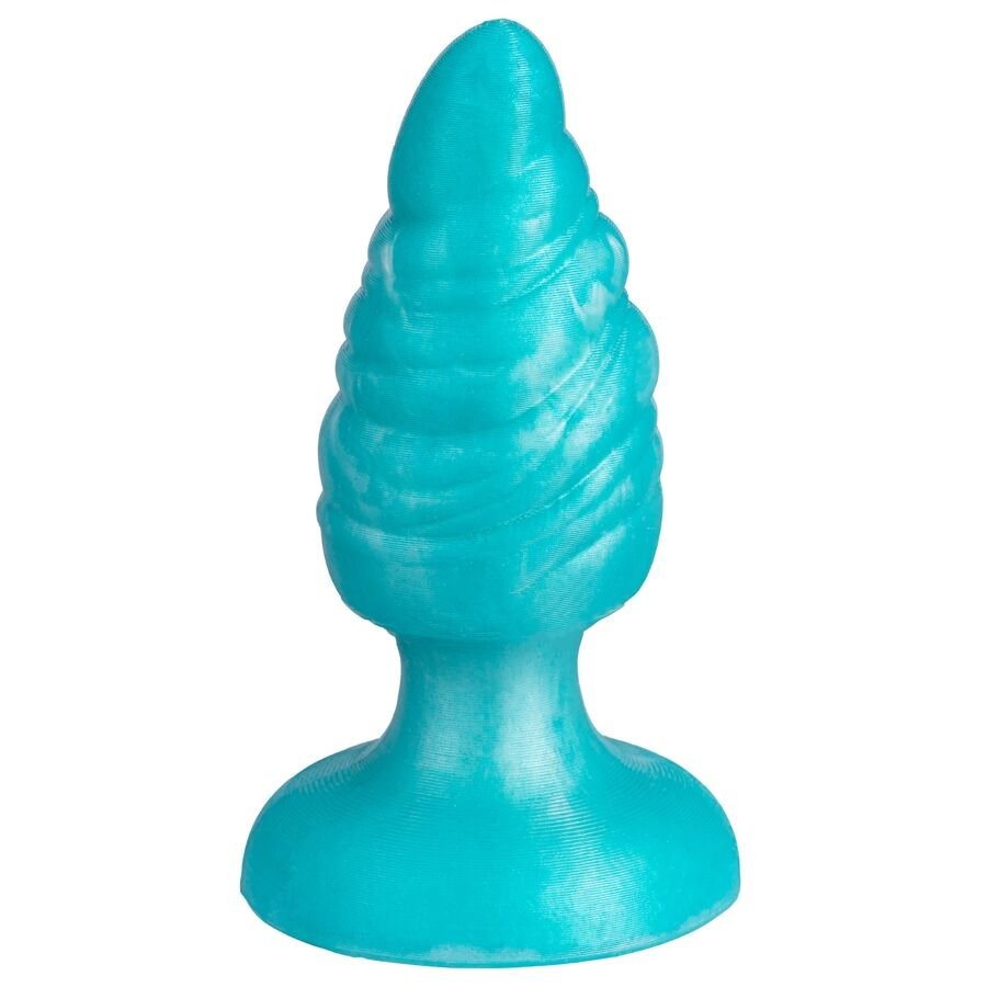SILEXD - MELTY PLUG ANAL DE DERRETIMENTO FANTASY DE SILICONE LÍQUIDO TERMOREATIVO AZUL CELESTIAL 9,2 CM - Image 4