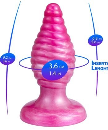 SILEXD - CHERRY PLUG ANAL FANTASY DE SILICONE LÍQUIDO TERMOREATIVO ROSA 9,2 CM