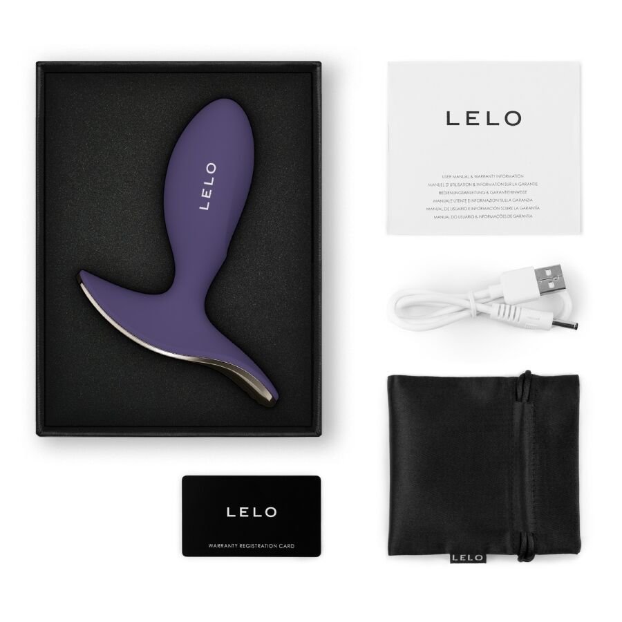 LELO - SURFER 2 PLUG VIBRATÓRIO ANAL UNISSEX ROXO CIBERNÉTICO - Imagem 3