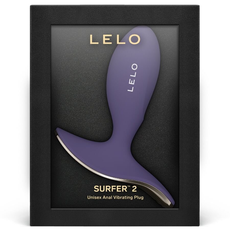 LELO - SURFER 2 PLUG VIBRATÓRIO ANAL UNISSEX ROXO CIBERNÉTICO - Imagem 4