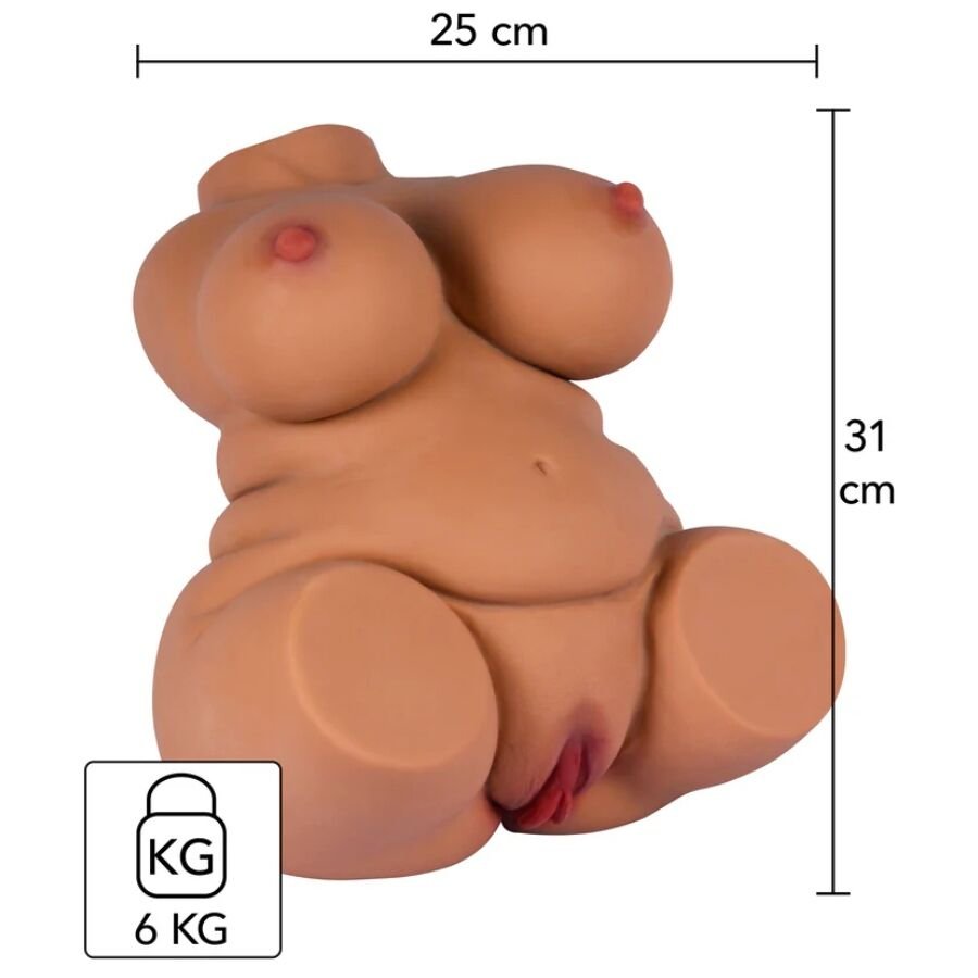 HIDDEN DESIRE - FAT FUCK QUEEN TORSO MASTURBADOR FEMININO 6 KG - Imagem 2