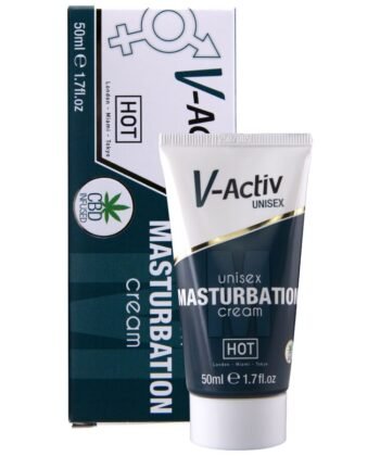 HOT - CREME PARA MASTURBAÇÃO COM CBD - UNISSEX 100ML