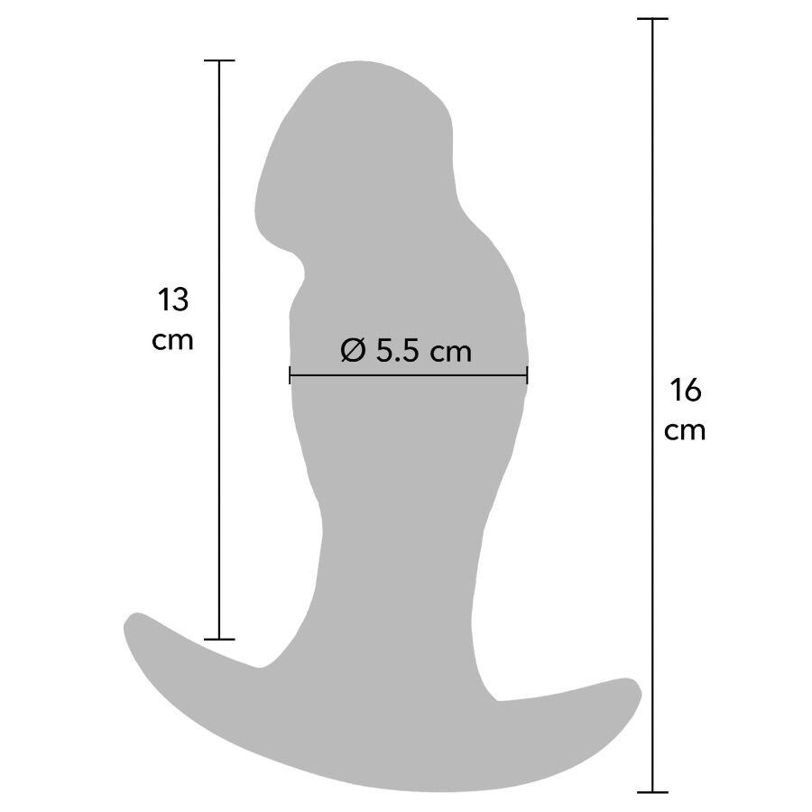 HIDDEN DESIRE - INFERNO PLUG ANAL REALISTA 16 CM - Imagem 4