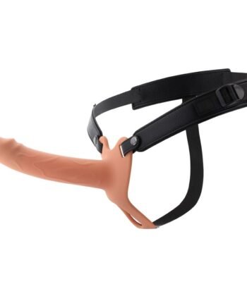 HIDDEN DESIRE - INFERNO MANGA PENIANA DE SILICONE COM STRAP-ON 18 CM