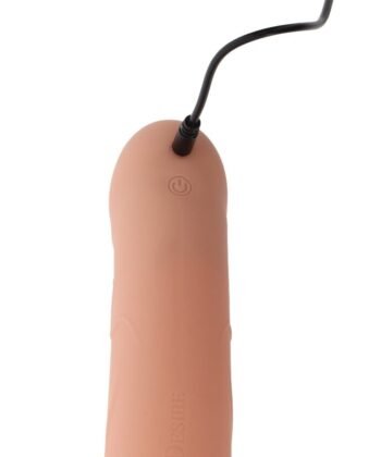 Visão alternativa de HIDDEN DESIRE - INFERNO MANGA PENIANA VIBRATÓRIA COM STRAP-ON 16 CM