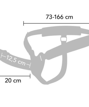 Visão alternativa de HIDDEN DESIRE - INFERNO MANGA PENIANA VIBRATÓRIA COM STRAP-ON 20 CM