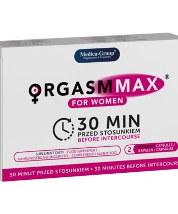 MEDICA GROUP - ORGASM MAX PARA MULHERES 2 CÁPSULAS