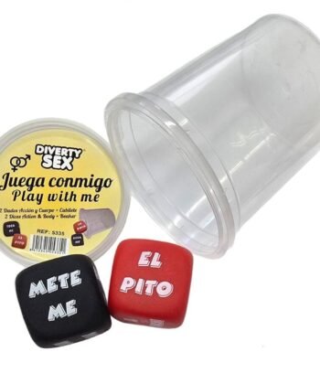 DIABLO PICANTE - JOGO DE DADOS VERBO + PARTE DO CORPO COM COPO