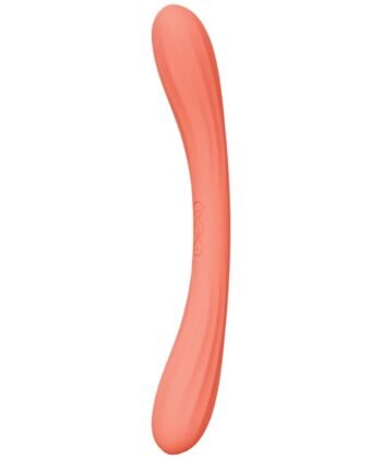 Visão alternativa de LELO - BOOMERANG VIBRADOR DE PONTA DUPLA VERMELHO CORAL