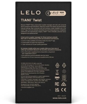 Visão alternativa de LELO - TIANI TWIST ESPUMA VIBRADORA PARA CASAIS
