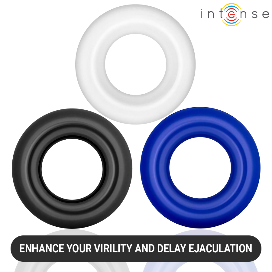 INTENSE - CONJUNTO DE 3 ANÉIS PENIANOS EM CORES VARIADAS - Image 4