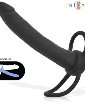 INTENSE - LUCAS DILDO ANAL COM ANEL DE SILICONE PARA PÊNIS E TESTÍCULOS - Image 2