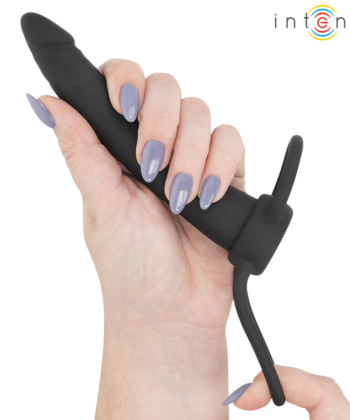 INTENSE - LUCAS DILDO ANAL COM ANEL DE SILICONE PARA PÊNIS E TESTÍCULOS - Image 4