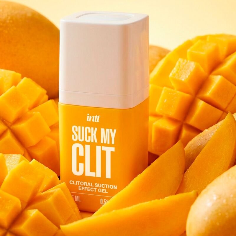 INTT - SUCK MY CLIT GEL COM EFEITO DE SUCÇÃO MANGA TROPICAL 15 ML - Imagem 2