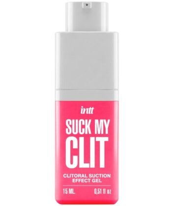 INTT - SUCK MY CLIT GEL COM EFEITO DE SUCÇÃO MORANGO SILVESTRE 15 ML