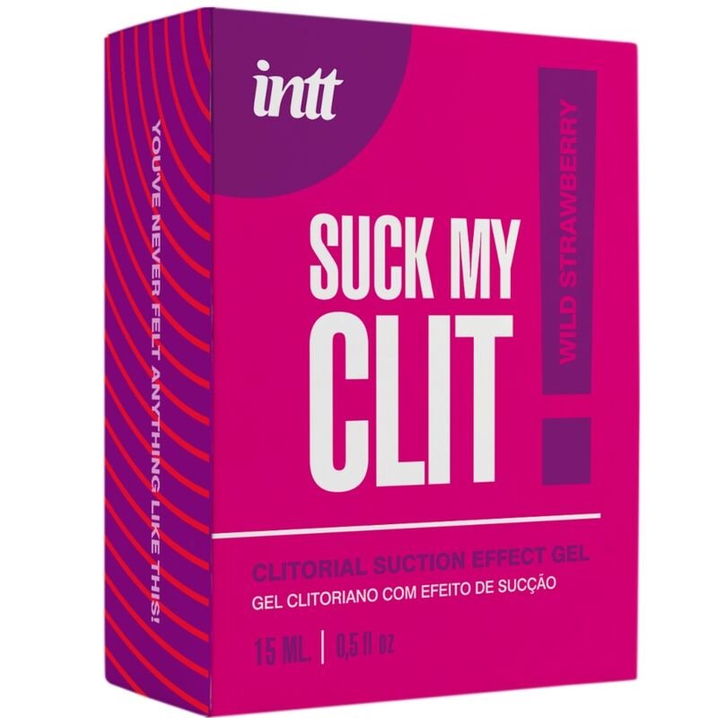INTT - SUCK MY CLIT GEL COM EFEITO DE SUCÇÃO MORANGO SILVESTRE 15 ML - Imagem 2