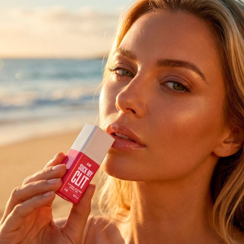INTT - SUCK MY CLIT GEL COM EFEITO DE SUCÇÃO MORANGO SILVESTRE 15 ML - Imagem 5