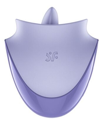SATISFYER - TONGUE DANCER ESTIMULADOR CLITORIANO COM VIBRAÇÃO E PULSAÇÕES LILÁS
