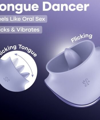 Visão alternativa de SATISFYER - TONGUE DANCER ESTIMULADOR CLITORIANO COM VIBRAÇÃO E PULSAÇÕES LILÁS