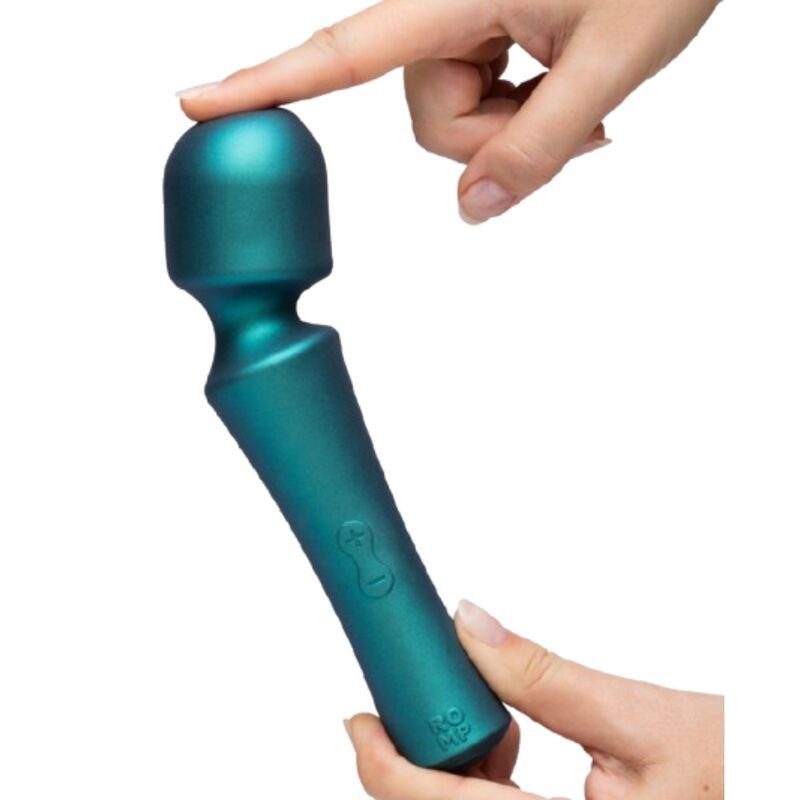 ROMP - PRESTO MINI WAND VIBRATOR COM CABEÇA FLEXÍVEL VERDE - Imagem 4