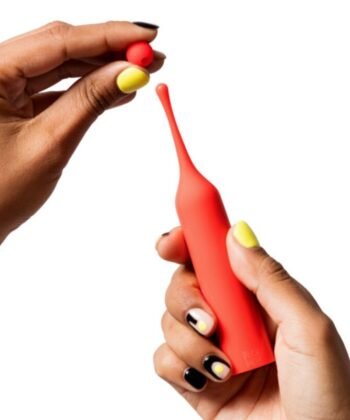 Visão alternativa de ROMP - POP ESTIMULADOR CLITORIAL DE ALTA FREQUÊNCIA VERMELHO