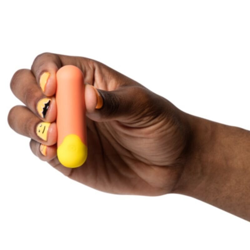 ROMP - RIOT MULTIFUNCIONAL VIBRATÓRIO BULLET LARANJA + AMARELO - Imagem 5