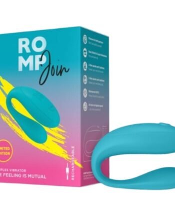 Visão alternativa de ROMP - JOIN JUNTEM-SE AO VIBRADOR PARA CASAIS TURQUESA