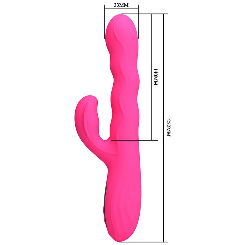 PRETTY LOVE - VIBRADOR COELHO MULTIFUNCIONAL DE INVERNO COM DISPLAY DE LED ROSA - Image 4