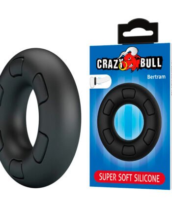 CRAZY BULL - ANEL PENIANO DE SILICONE SUPER MACIO BERTRAM PRETO