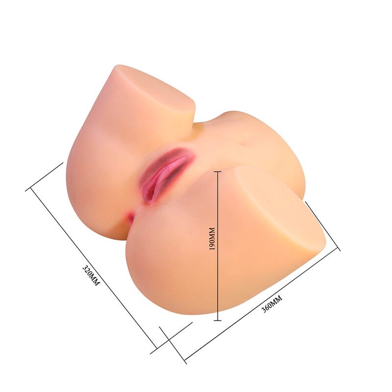 CRAZY BULL - LIORA XXL MASTURBADOR VAGINAL E ANAL DUPLO - Imagem 5