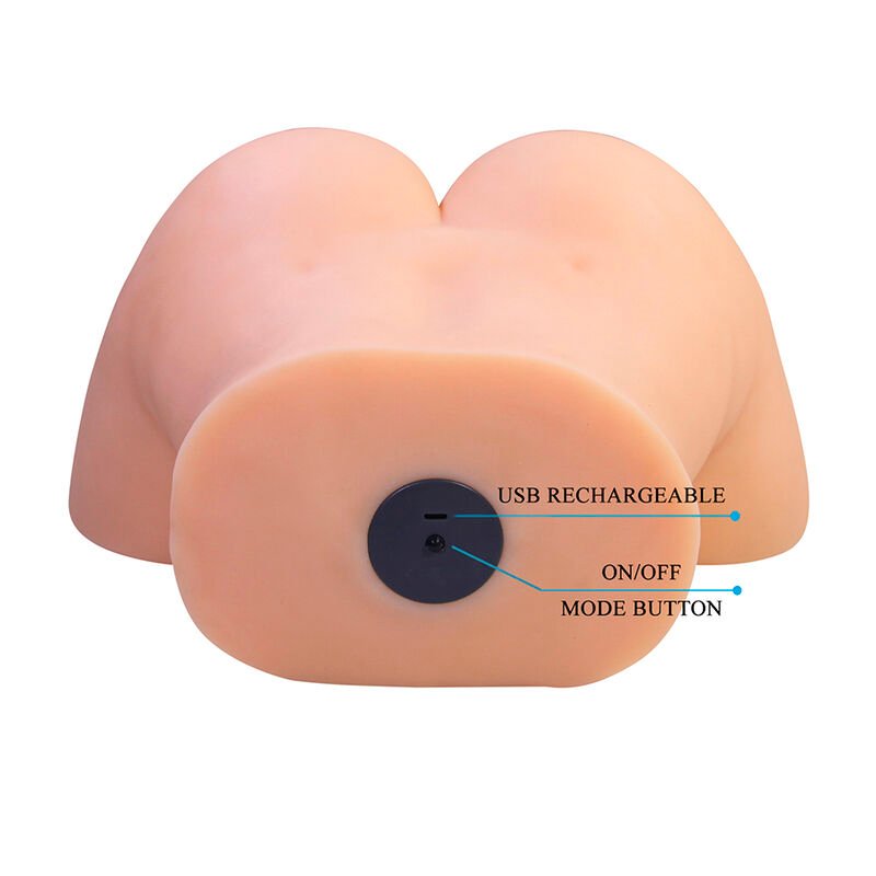 CRAZY BULL - LIORA XXL MASTURBADOR VIBRATÓRIO DUPLO VAGINAL E ANAL - Image 5