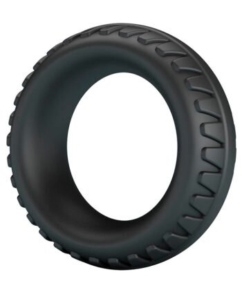 CRAZY BULL - ANEL PENIANO DE SILICONE TEXTURIZADO MERRITT PRETO - Imagem 3