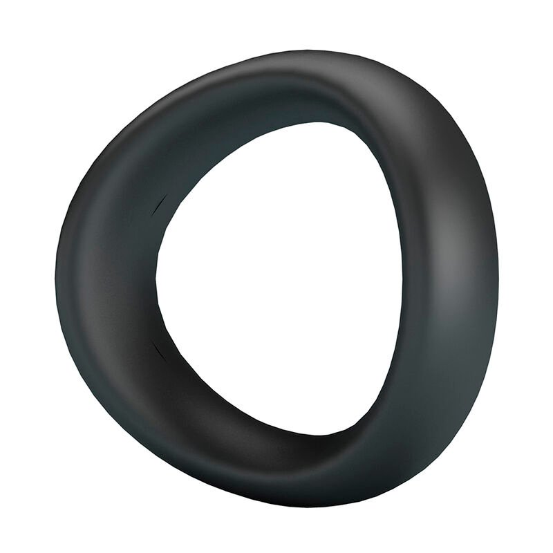 CRAZY BULL - ANEL PENIANO ERGONÔMICO DE SILICONE VALEN PRETO - Imagem 2