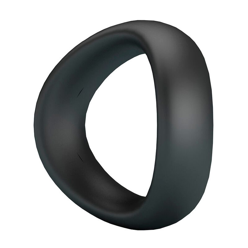 CRAZY BULL - ANEL PENIANO ERGONÔMICO DE SILICONE VALEN PRETO - Imagem 4