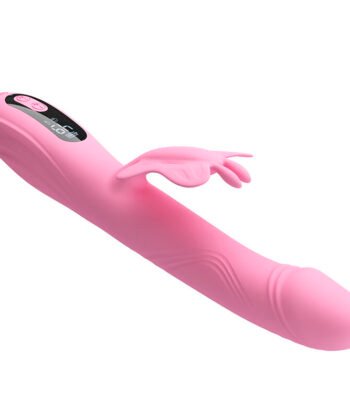 PRETTY LOVE - VIBRADOR BELLA RABBIT COM ESTIMULAÇÃO DE BORBOLETA E LED ROSA - Imagem 3