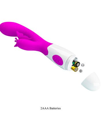 Visão alternativa de PRETTY LOVE - BUTTERFLY KISS VIBRADOR COELHO COM 30 FUNÇÕES ROXO